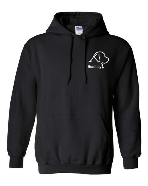 Black 100% Quality Cotton Heavy Blend Hoodie