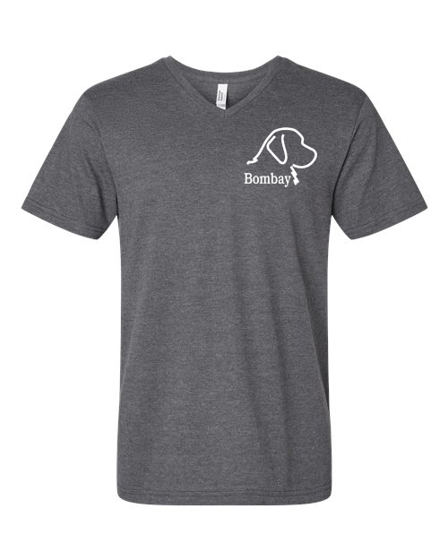 Heather Charcoal V-Neck