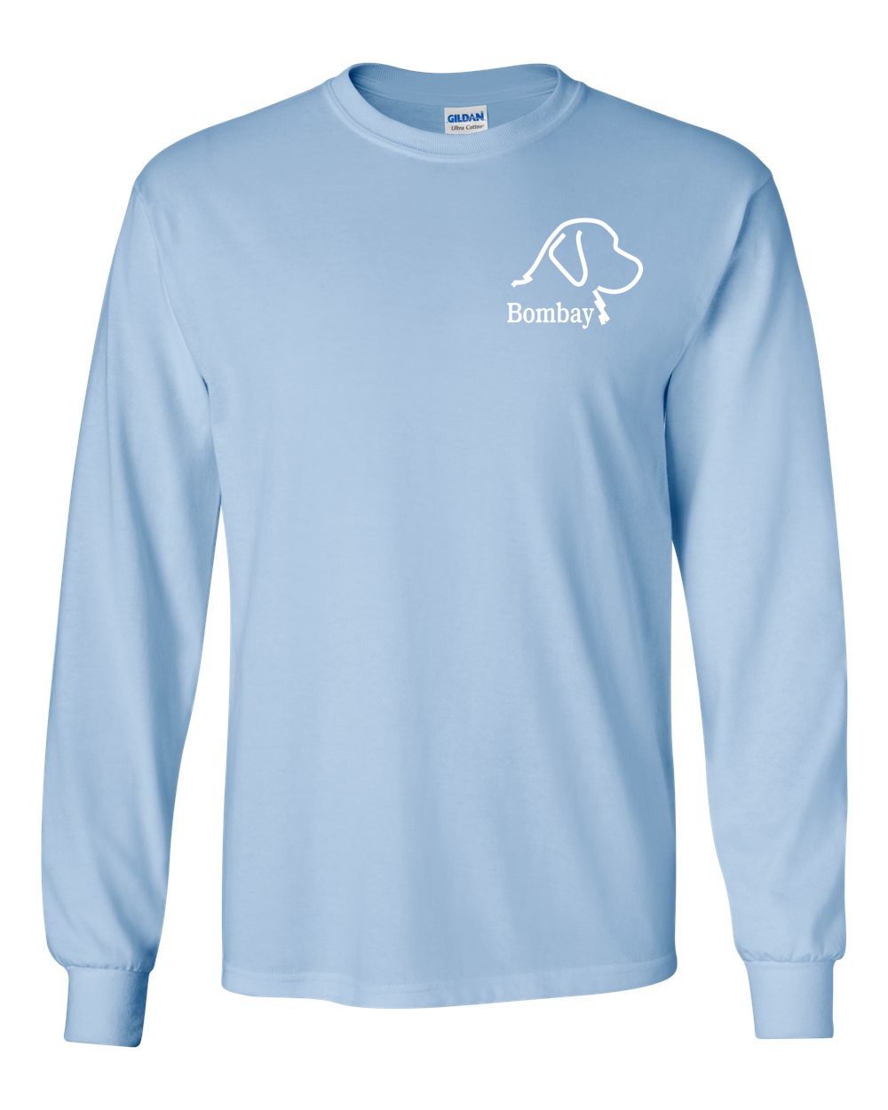 Light Blue 100% Quality Cotton Long Sleeve
