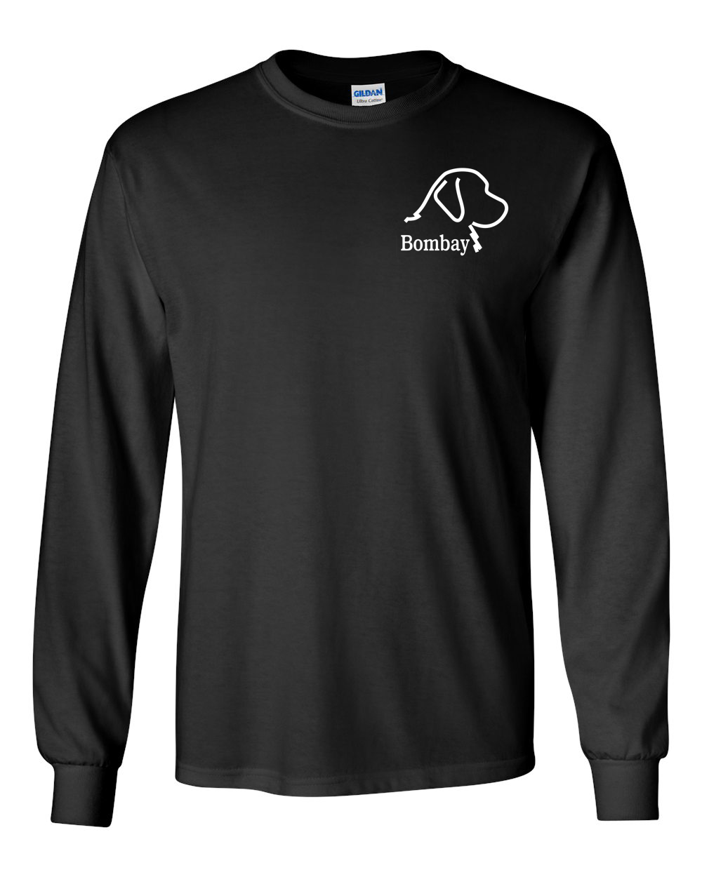 Black 100% Quality Cotton Long Sleeve