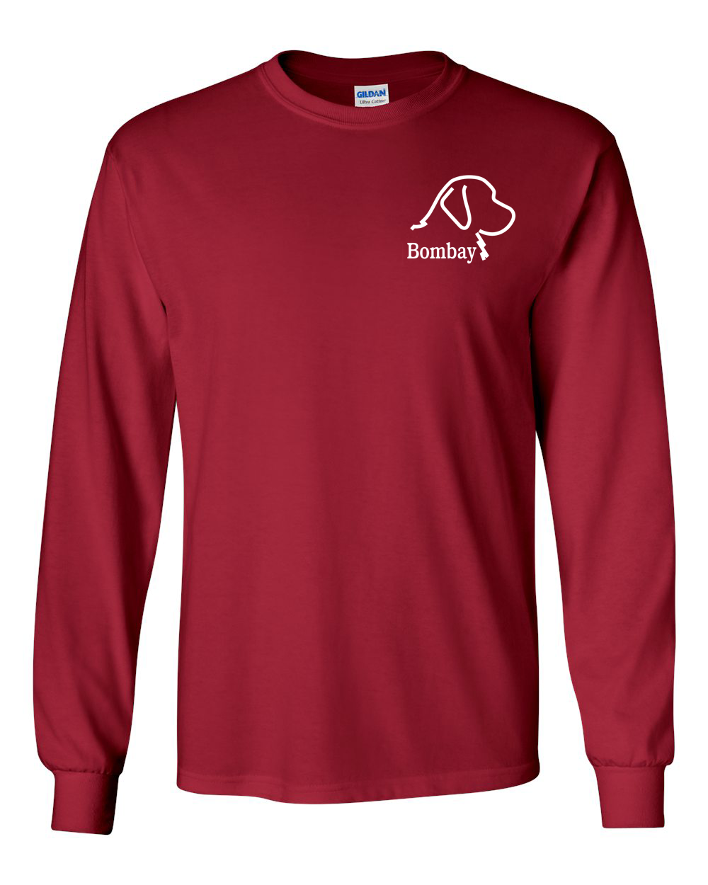Cardinal Red 100% Quality Cotton Long Sleeve