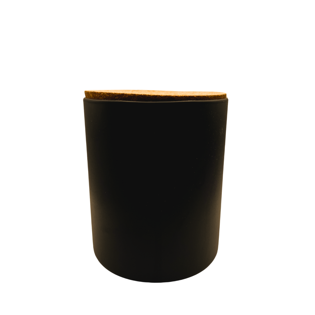 Medium Size Black Ceramic Container