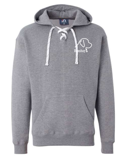 Oxford 100% Quality Cotton Rope Tie V-Neck Hoodie
