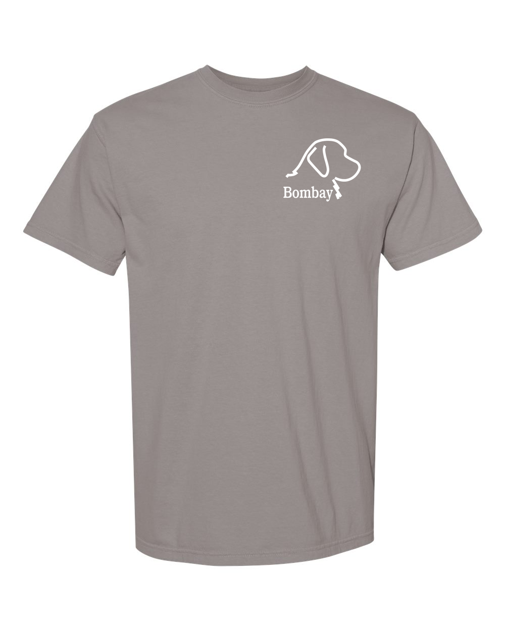 Grey 100% Quality Cotton Short Sleeve