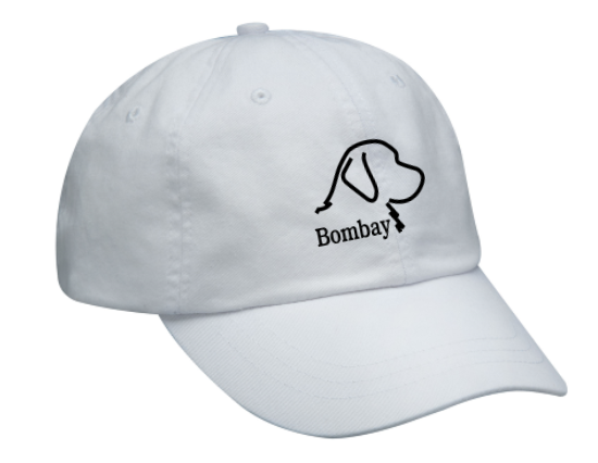 White Bombay Hat (Leather Strap)
