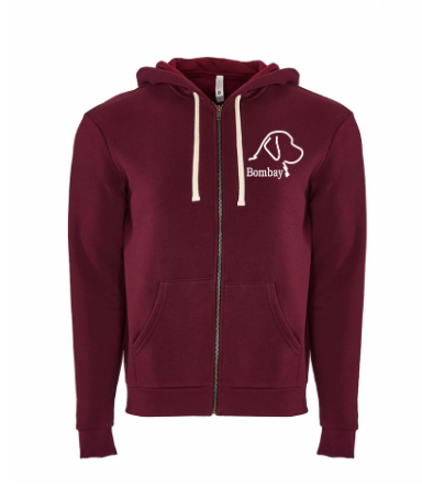 Maroon 100% Quality Cotton Full Zip-Up