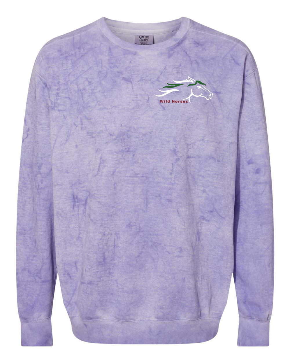 Amethyst Wild Horses 100% Quality Cotton Crewneck Sweatshirt