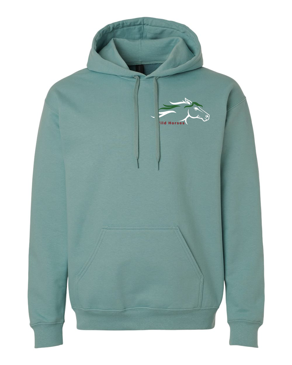 Aquatic Wild Horses 100% Quality Cotton Hoodie