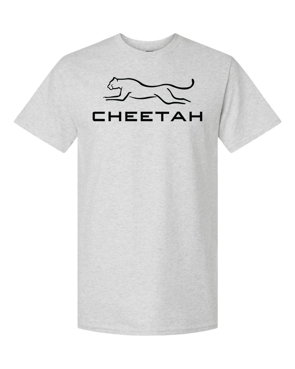 Ash Cheetah 100% Quality Cotton Short Sleeve (Full Chest)
