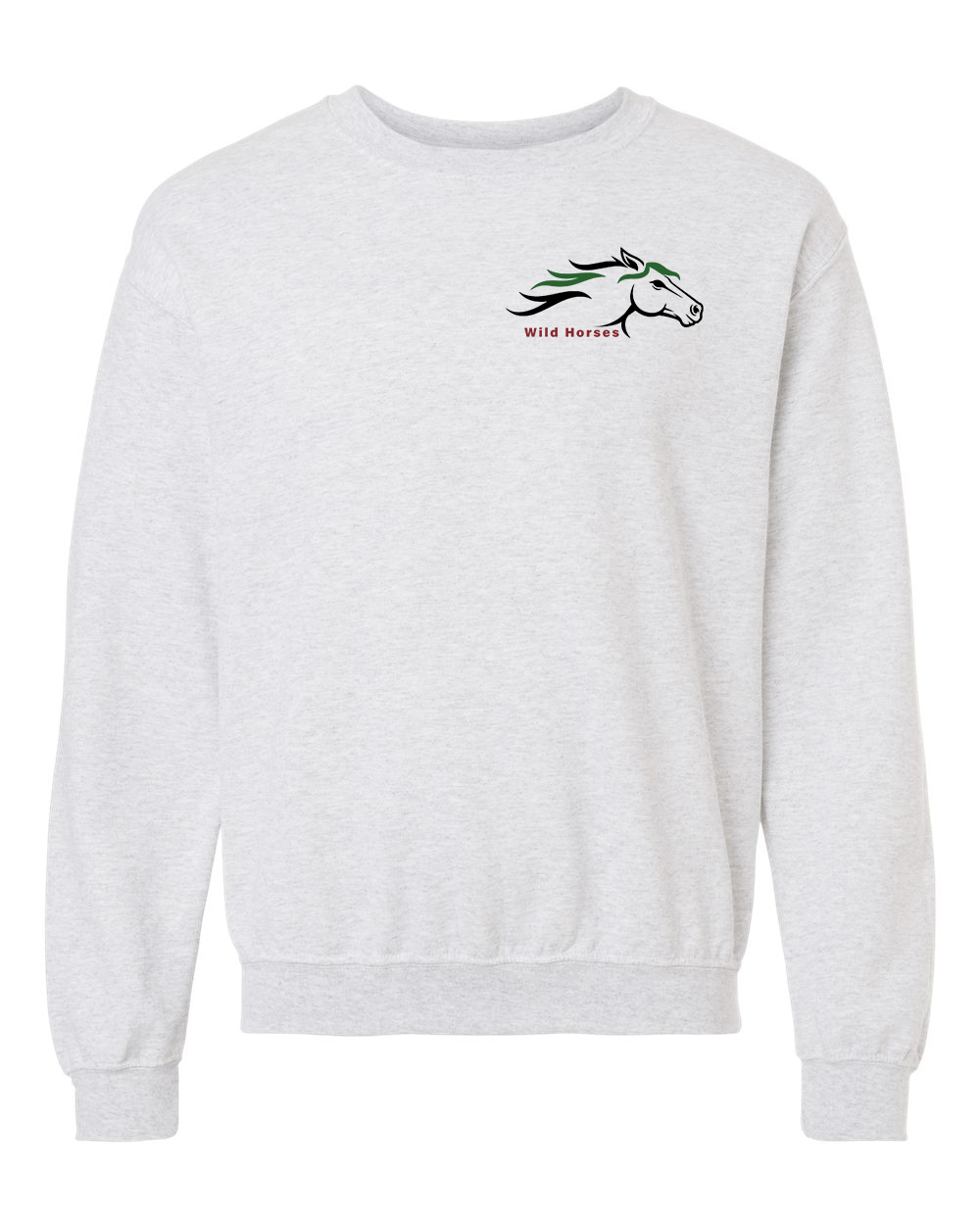 Ash Wild Horses 100% Quality Cotton Crewneck Sweatshirt