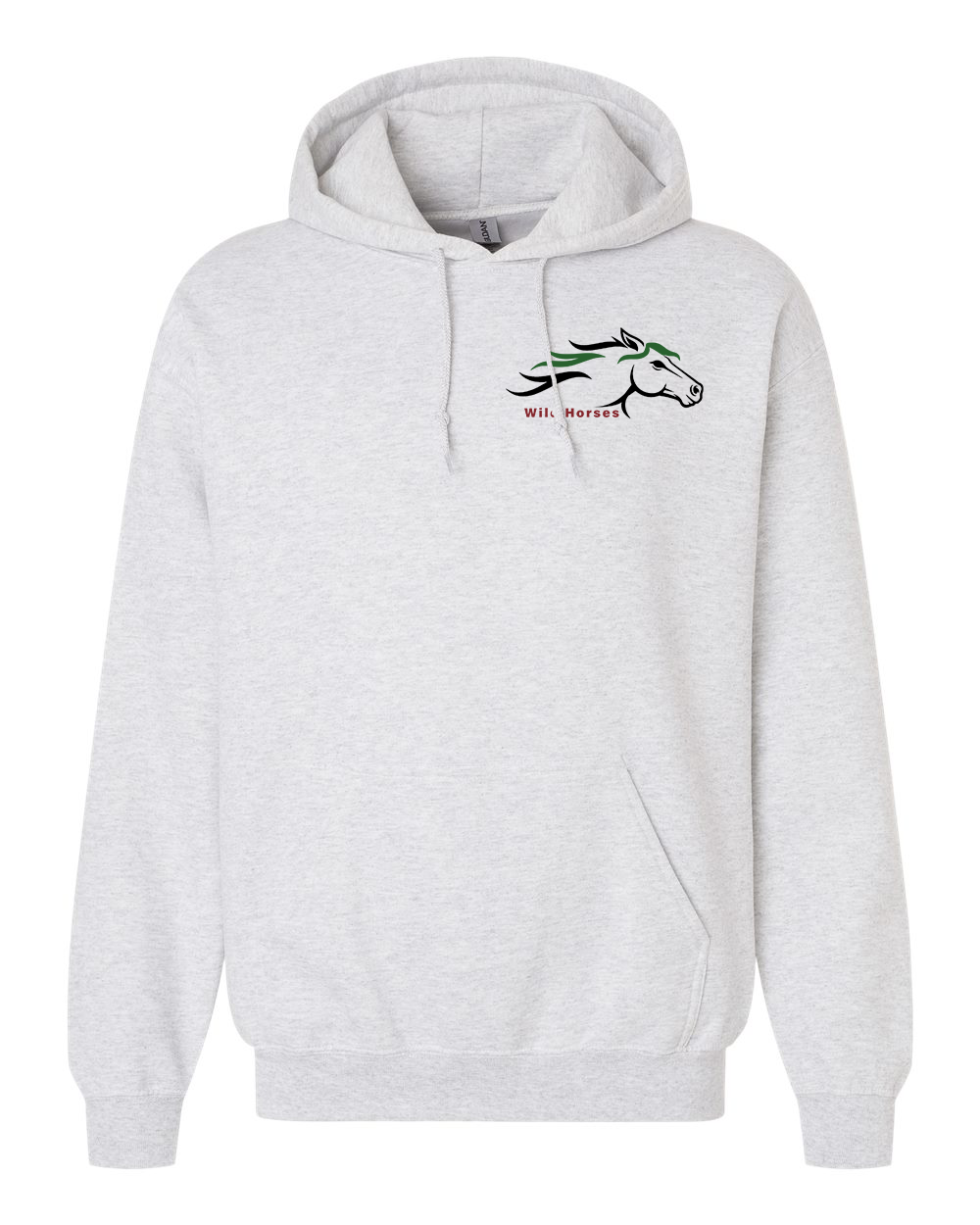 Ash Wild Horses 100% Quality Cotton Hoodie