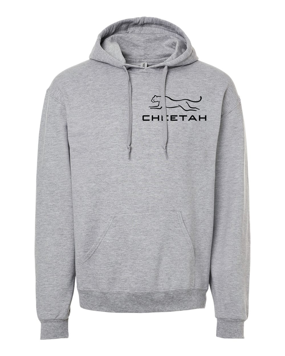 Athletic Heather Cheetah 100% Quality Cotton Hoodie
