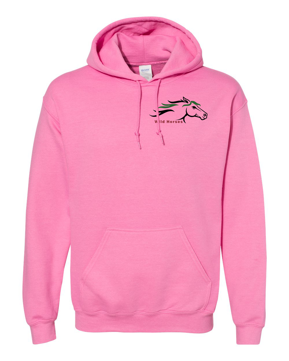 Azalea Wild Horses 100% Quality Cotton Hoodie