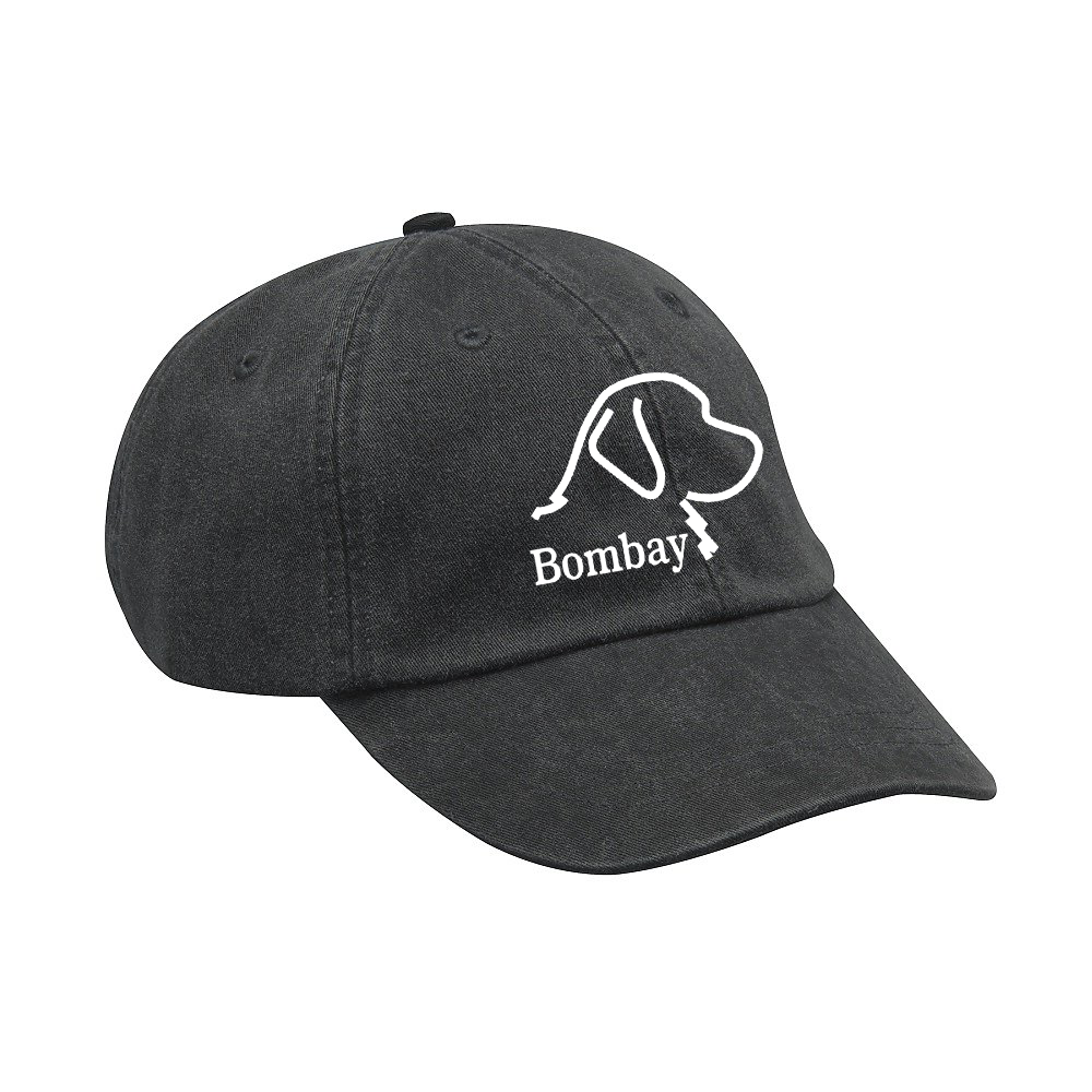 Black Bombay Hat (Leather Strap)