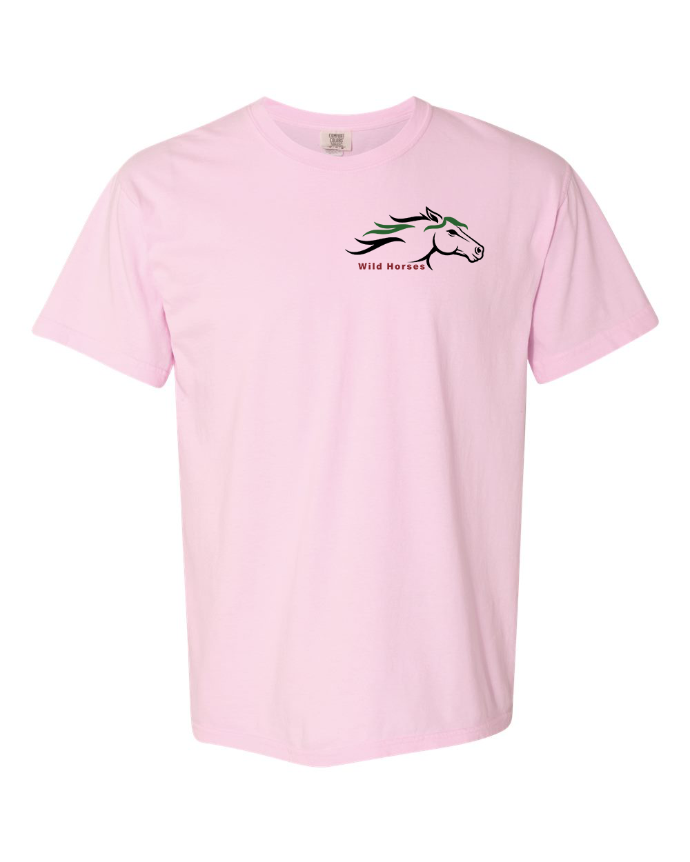 Blossom Wild Horses 100% Quality Cotton Short Sleeve