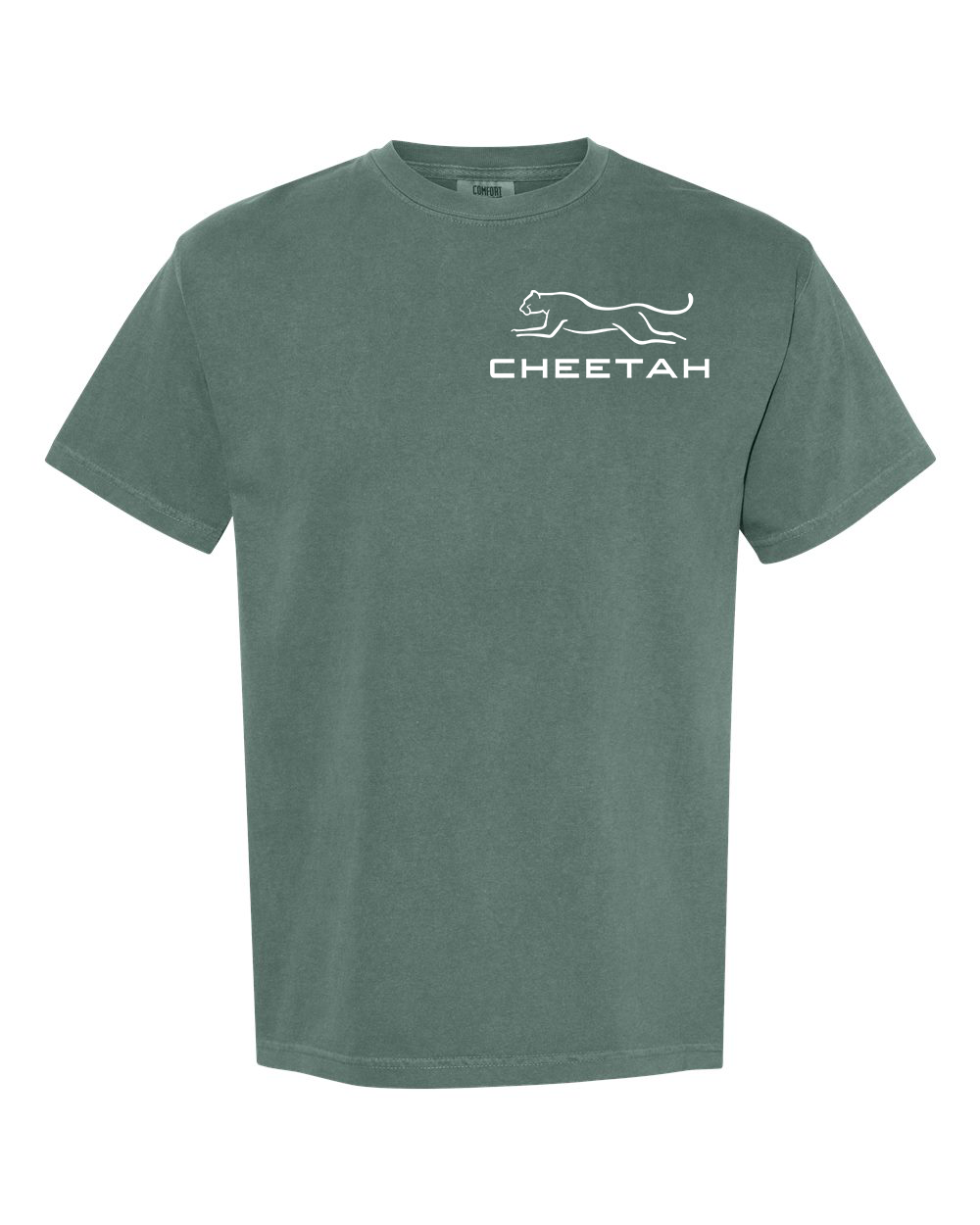 Blue Spruce Cheetah 100% Quality Cotton Short Sleeve