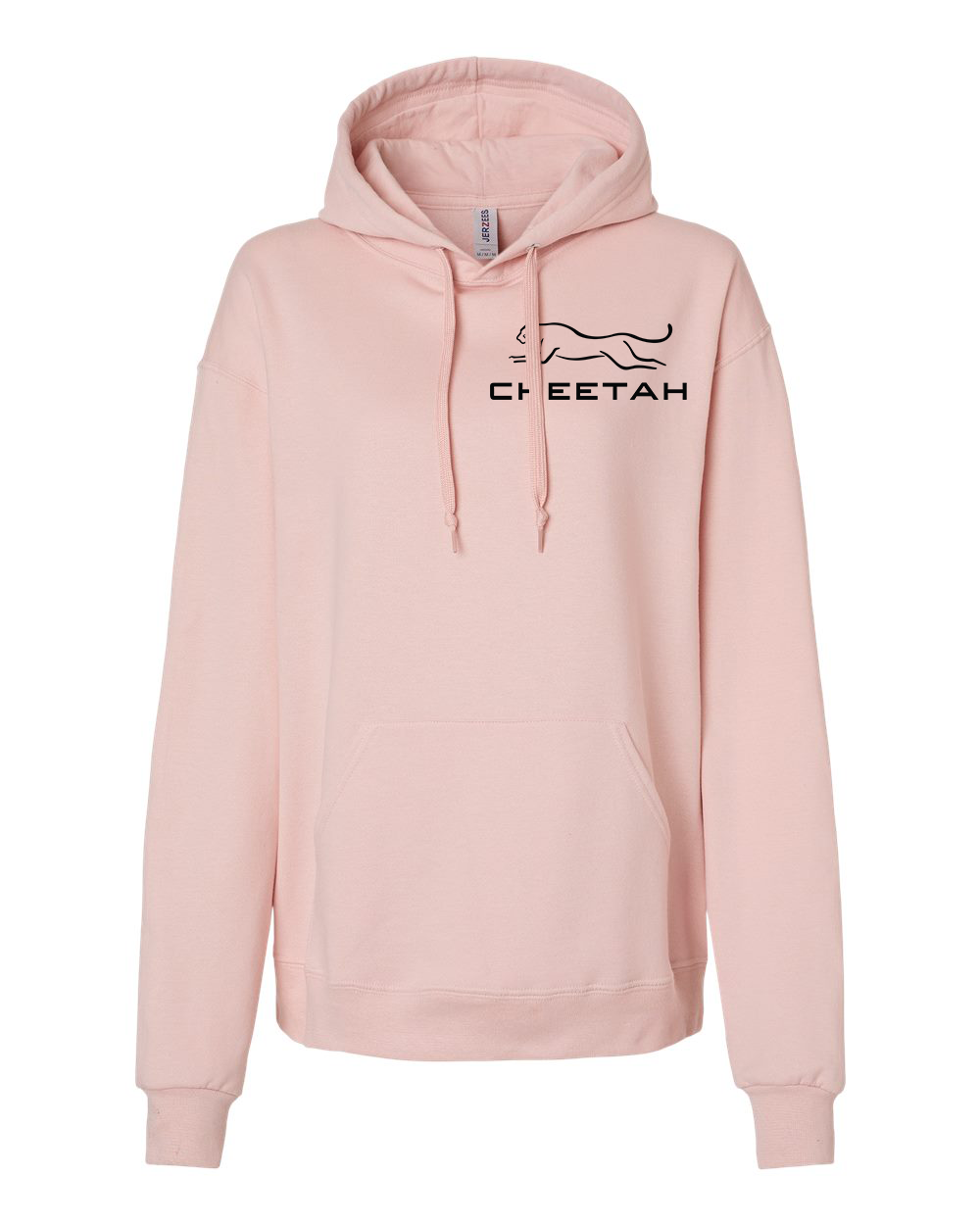 Blush Pink Cheetah 100% Quality Cotton Hoodie