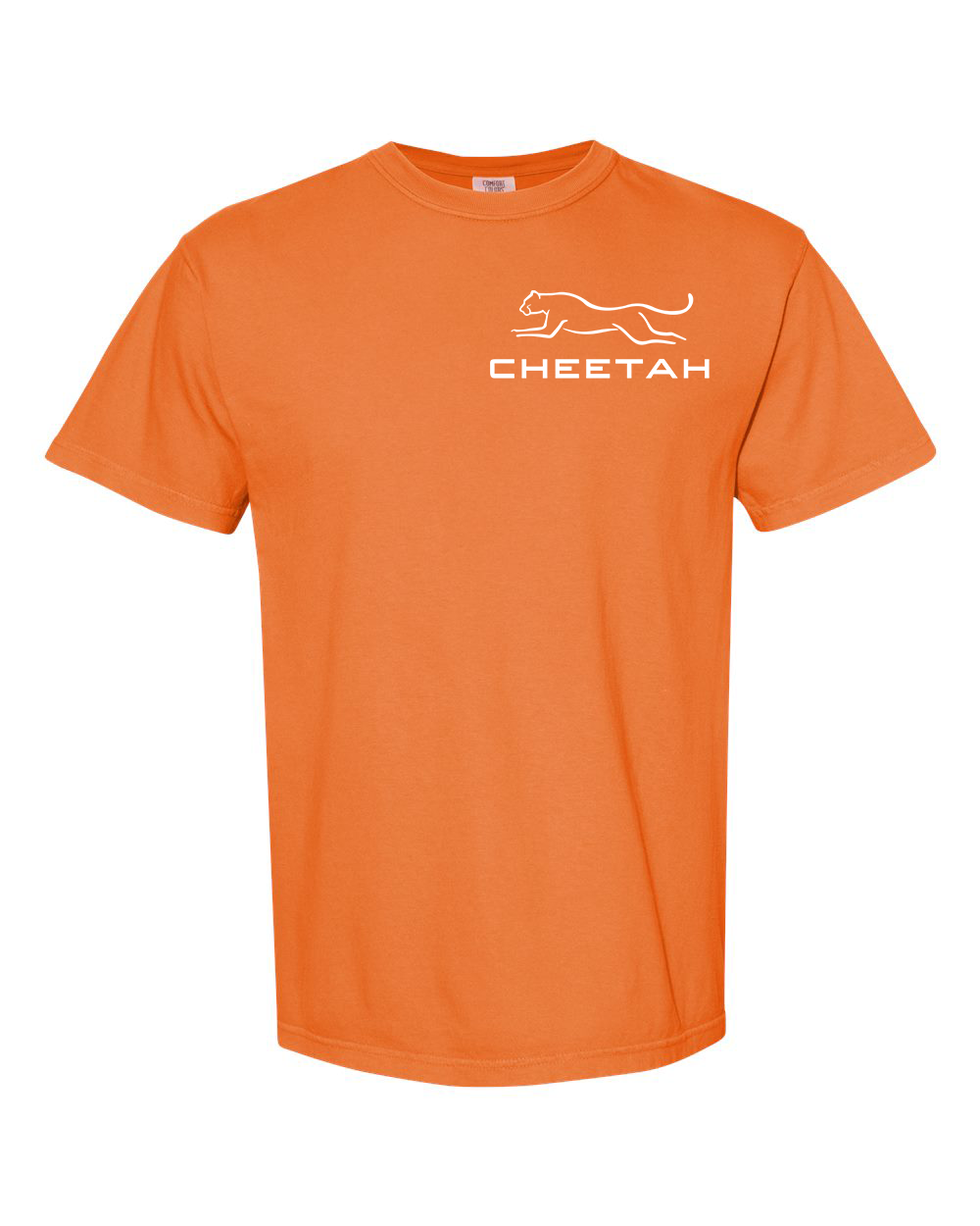 Burnt Orange Cheetah 100% Quality Cotton Short Sleeve