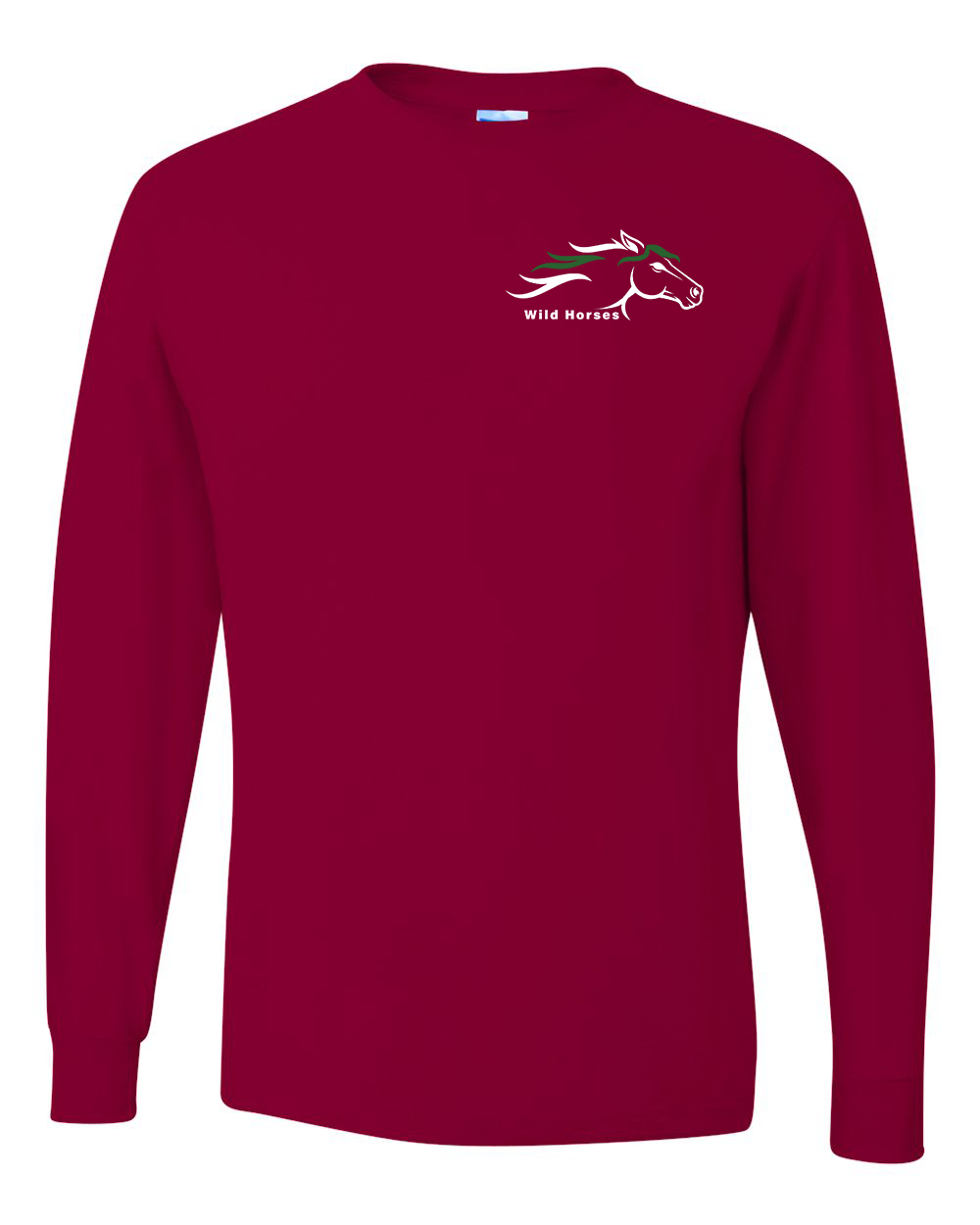 Cardinal Wild Horses 100% Quality Cotton Long Sleeve