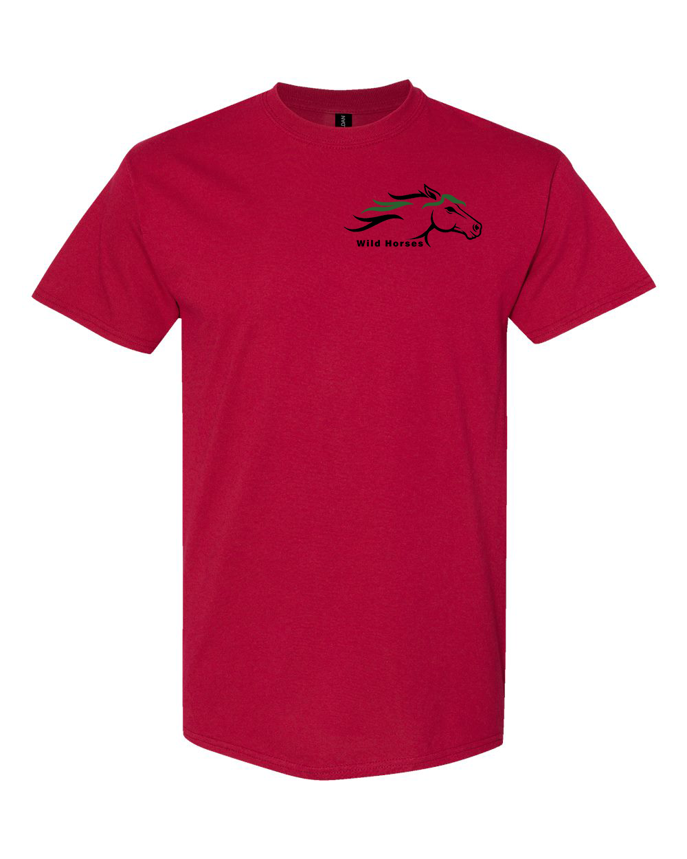 Cardinal Wild Horses 100% Quality Cotton Short Sleeve