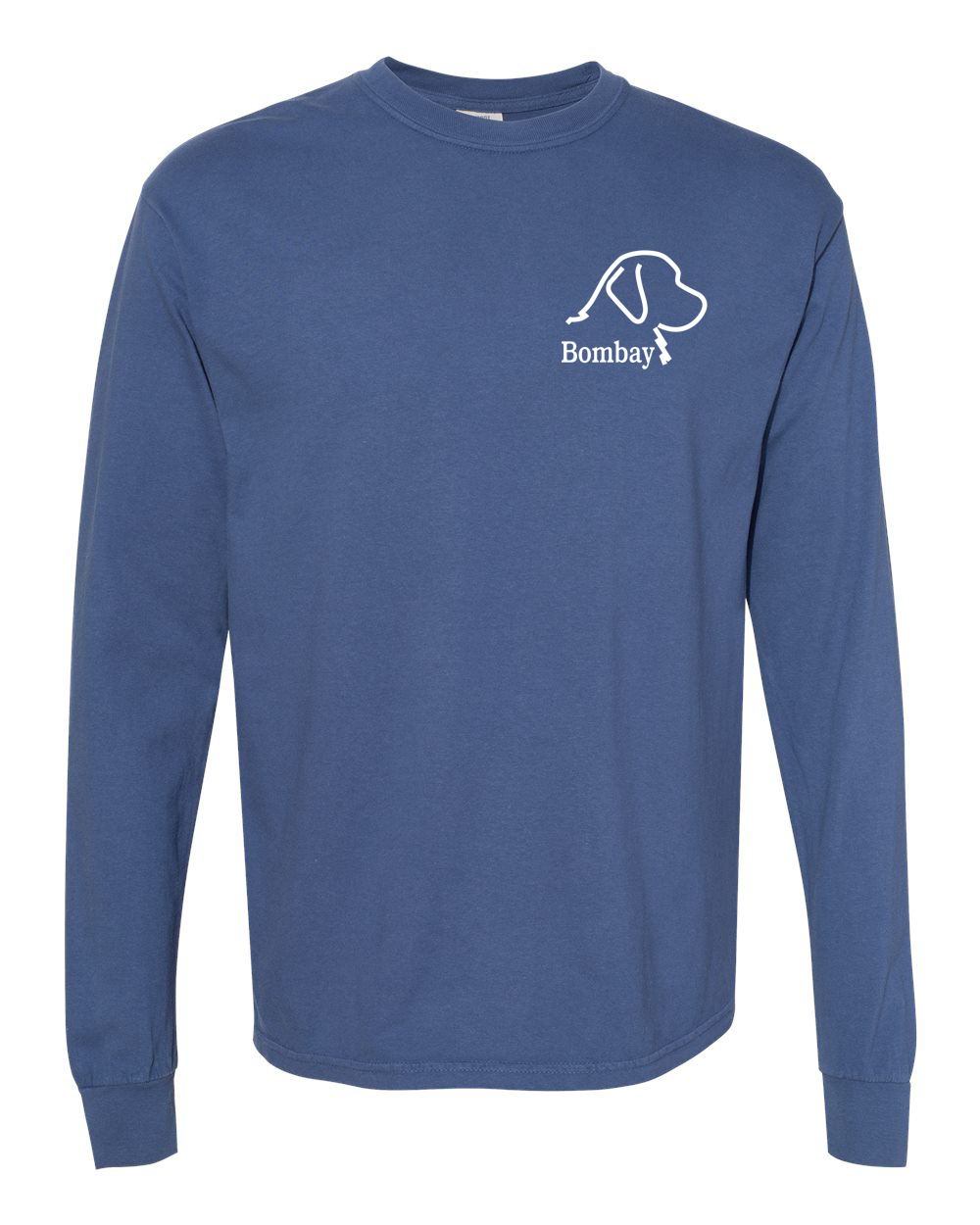 China Blue 100% Quality Cotton Long Sleeve