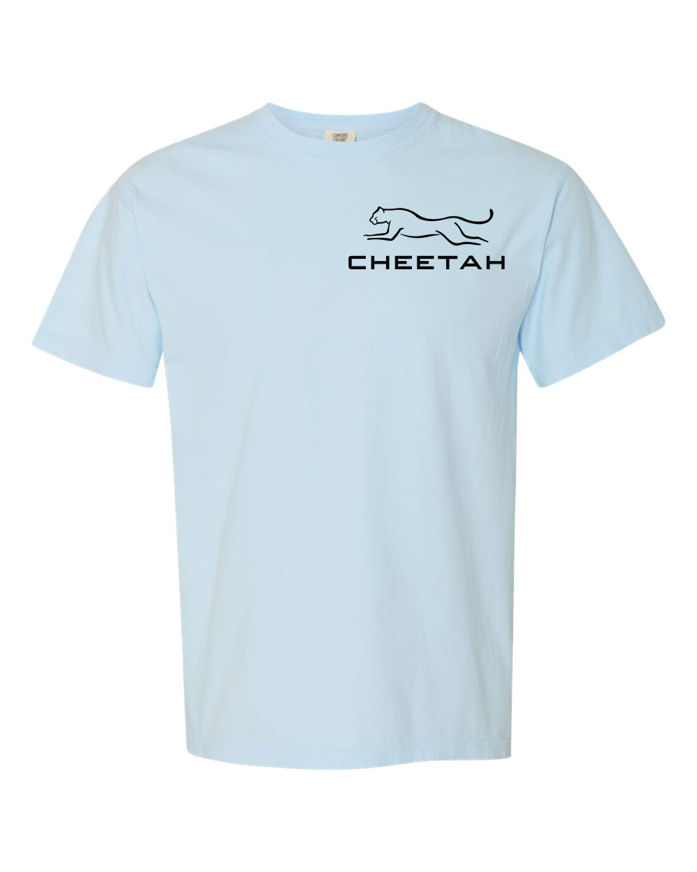 Chambray Cheetah 100% Quality Cotton Short Sleeve