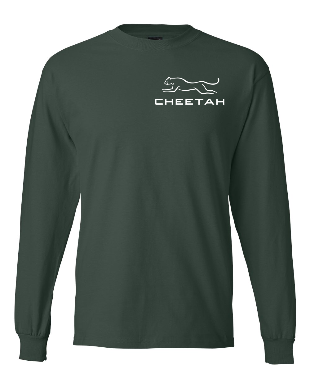 Deep Forest Cheetah 100% Quality Cotton Long Sleeve