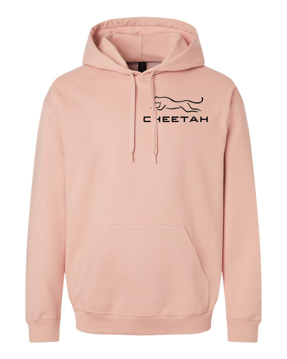 Dusty Rose Cheetah 100% Quality Cotton Hoodie