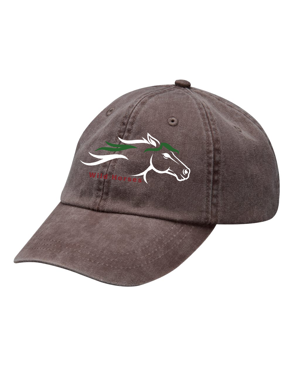 Espresso Wild Horses 100% Quality Cotton Cap