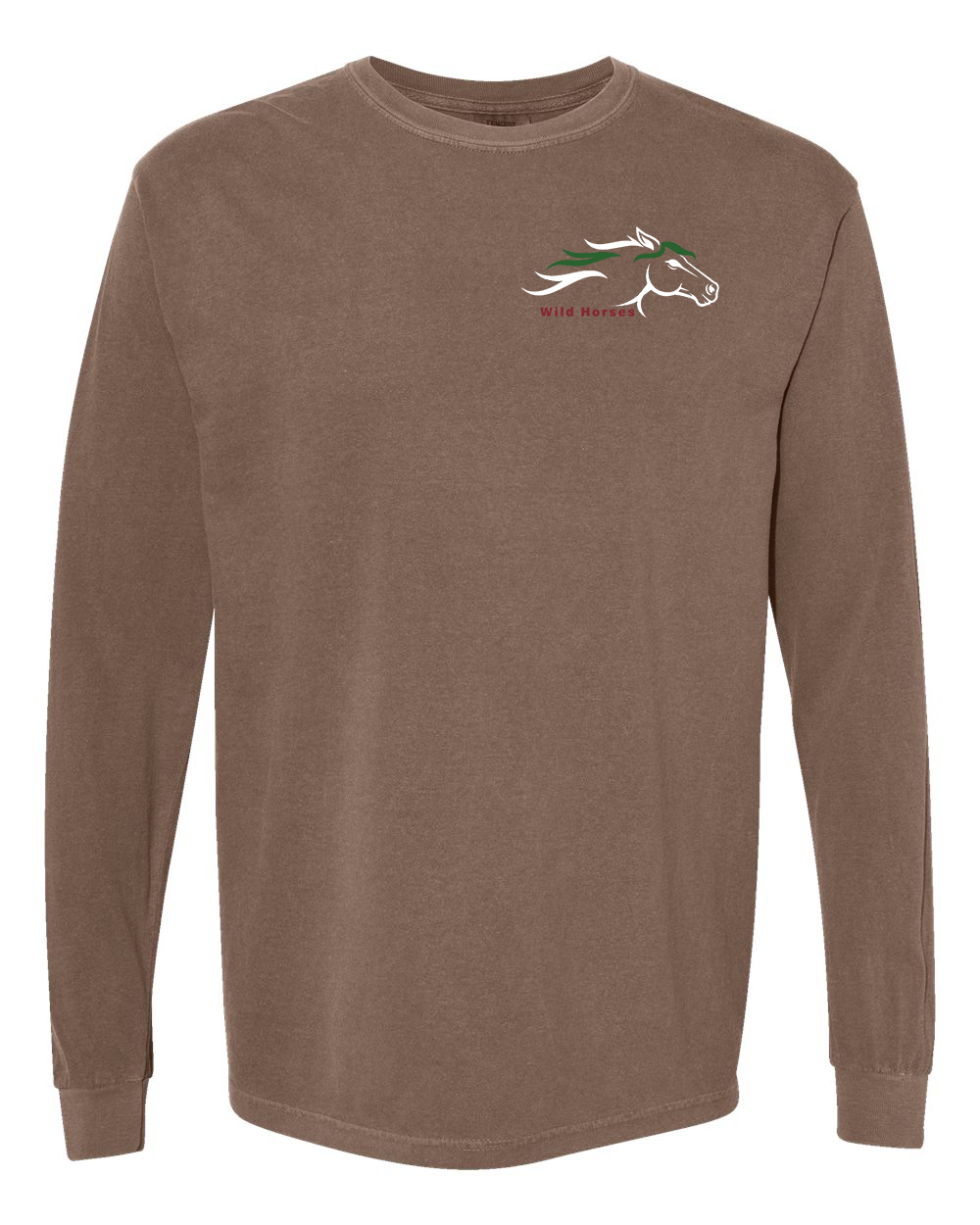 Espresso Wild Horses 100% Quality Cotton Long Sleeve