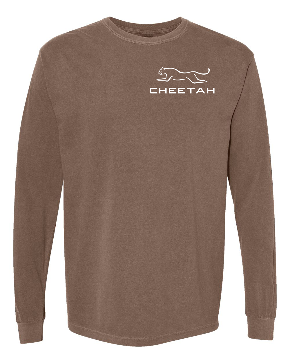 Espresso Cheetah 100% Quality Cotton Long Sleeve