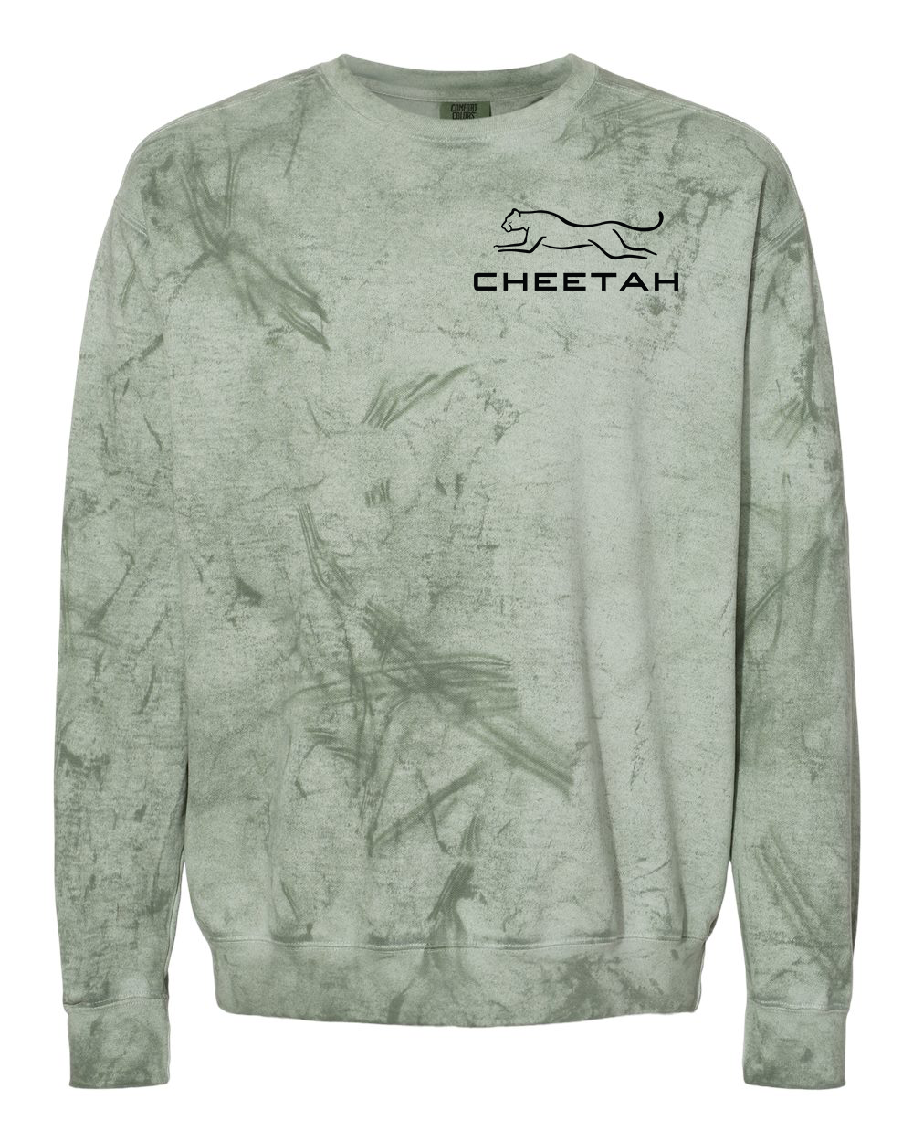 Fern Cheetah 100% Quality Cotton Crewneck Sweatshirt