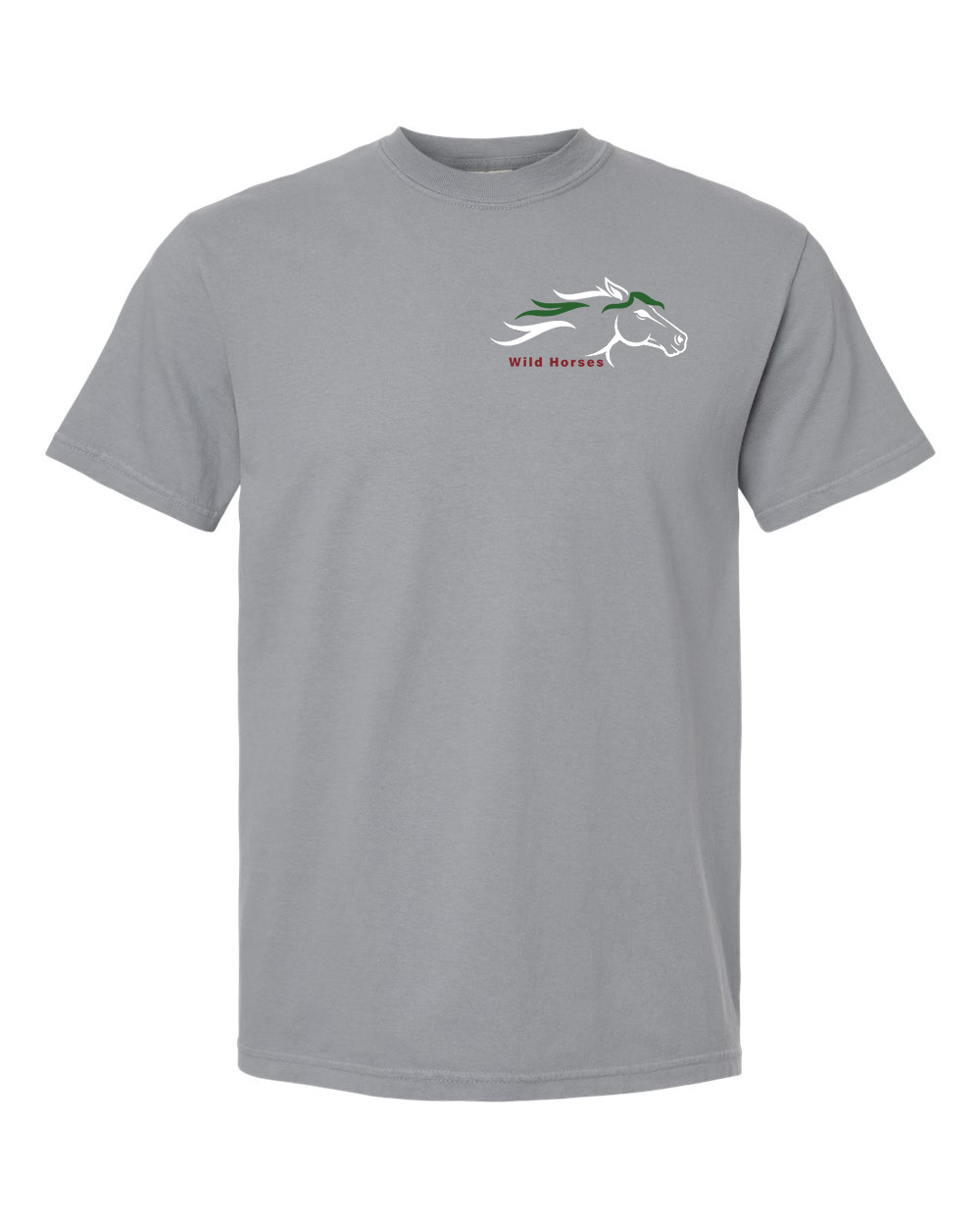 Granite Wild Horses 100% Quality Cotton Short Sleeve
