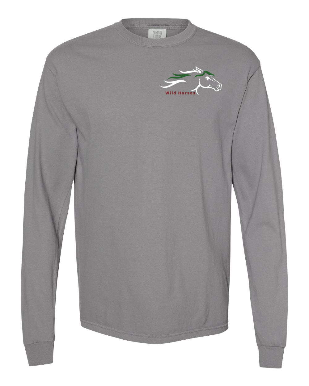 Granite Wild Horses 100% Quality Cotton Long Sleeve