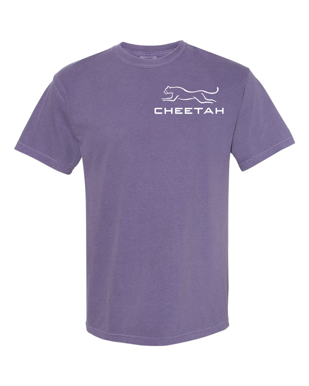 Grape Cheetah 100% Quality Cotton Short Sleeve