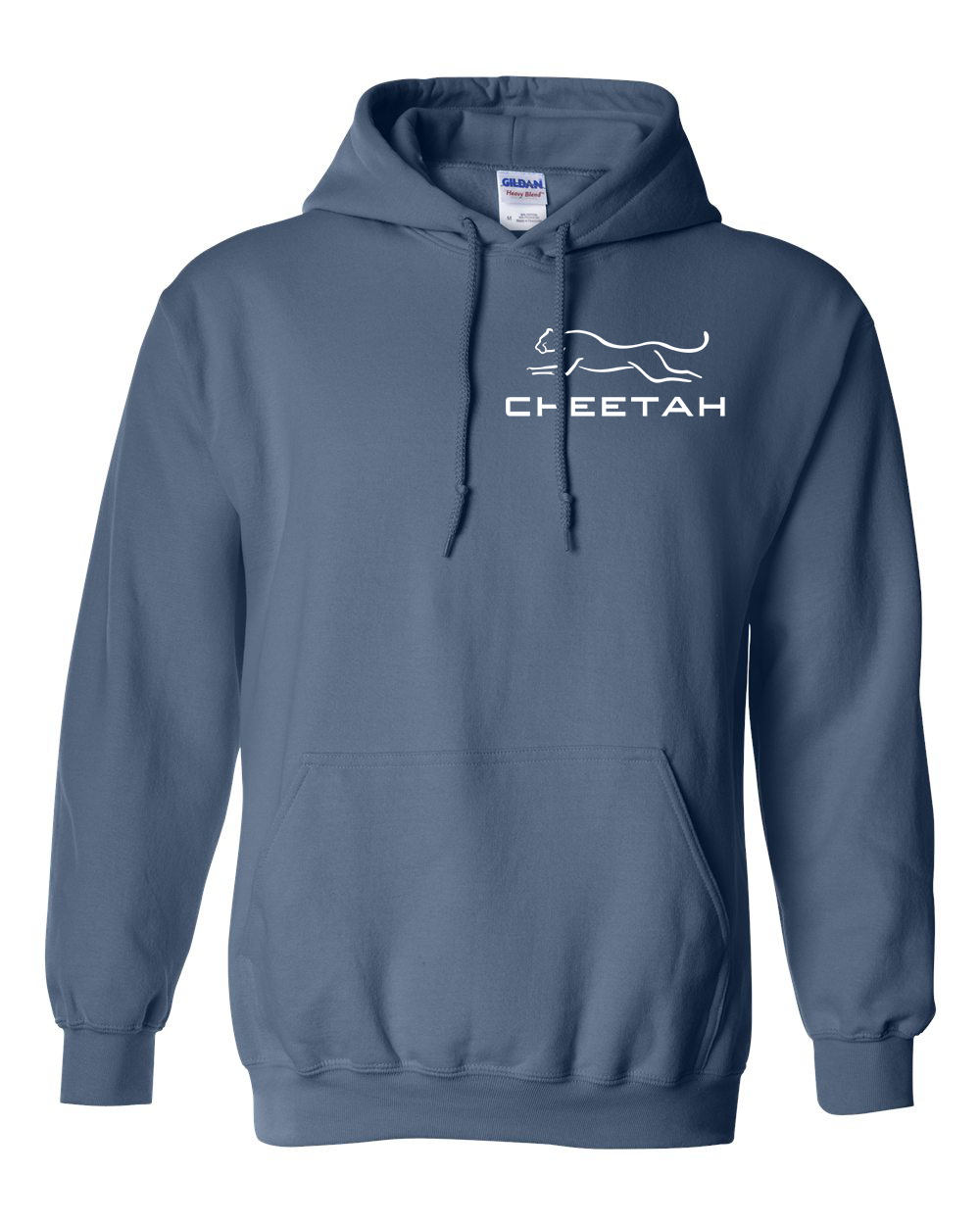 Indigo Blue Cheetah 100% Quality Cotton Hoodie