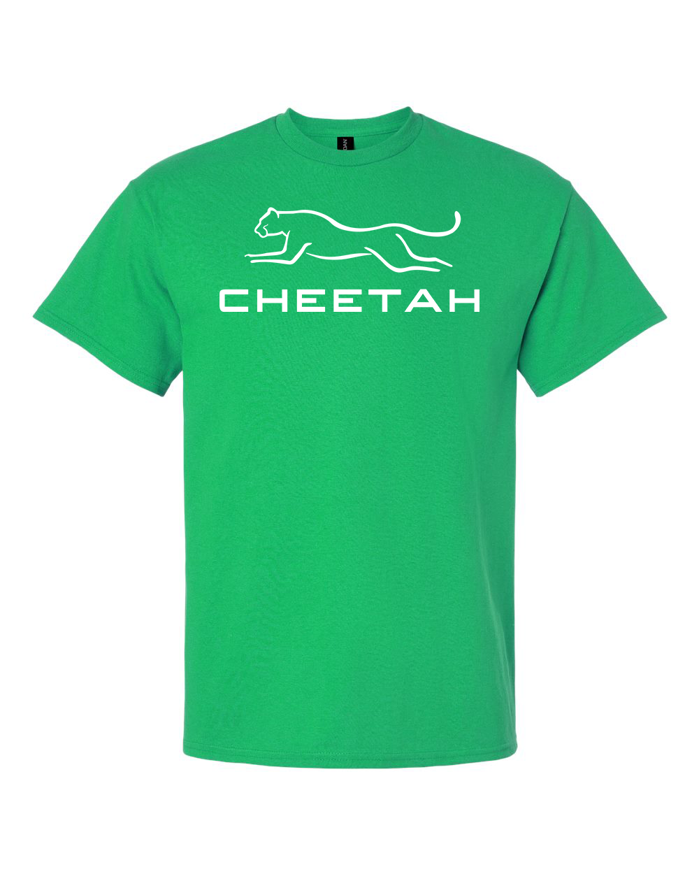 Irish Green Cheetah 100% Quality Cotton Short Sleeve (Full Chest)