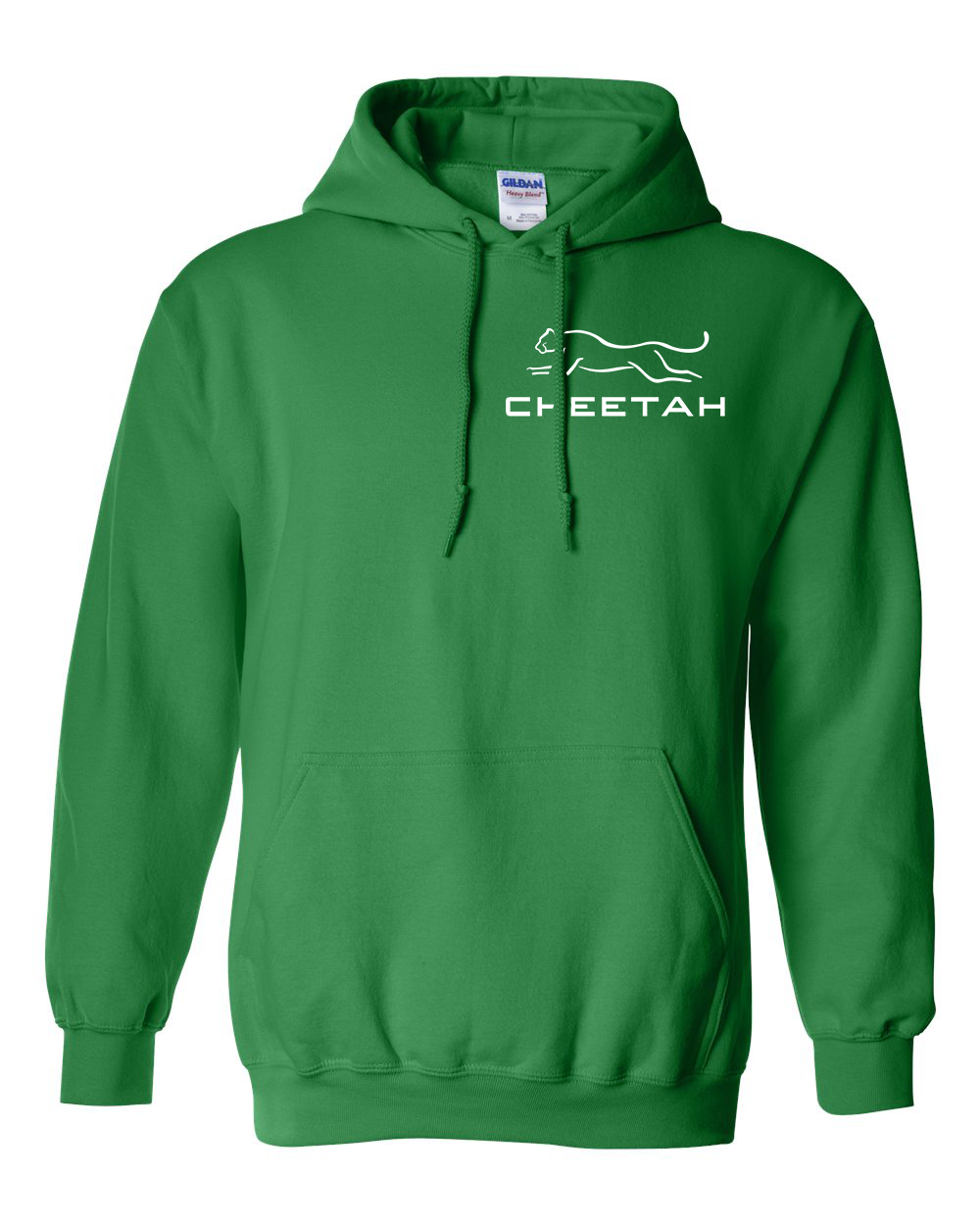 Irish Green Cheetah 100% Quality Cotton Hoodie