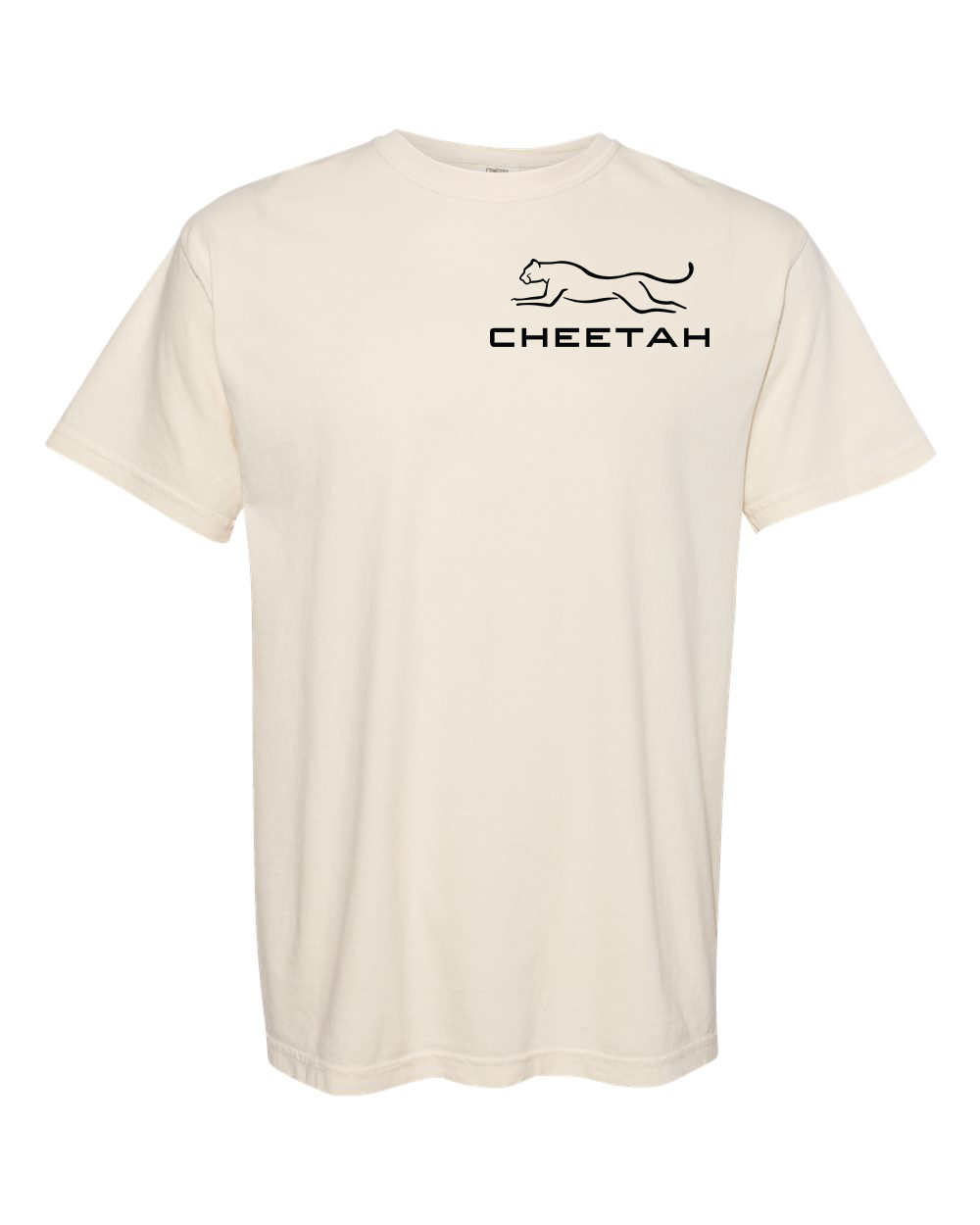 Ivory Cheetah 100% Quality Cotton Short Sleeve