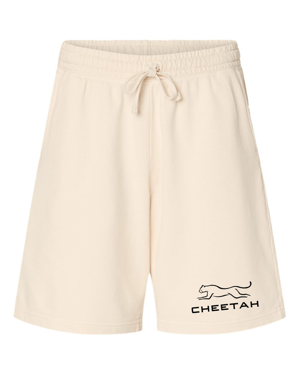 Ivory Cheetah 100% Quality Cotton Sweat Shorts