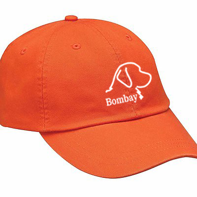 Orange Bombay Hat (Leather Strap)