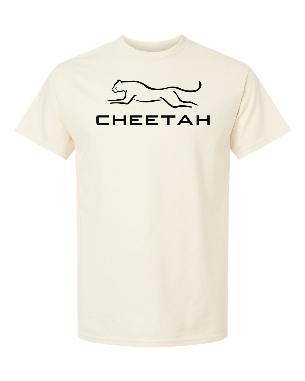 Natural Cheetah 100% Quality Cotton Short Sleeve (Full Chest)