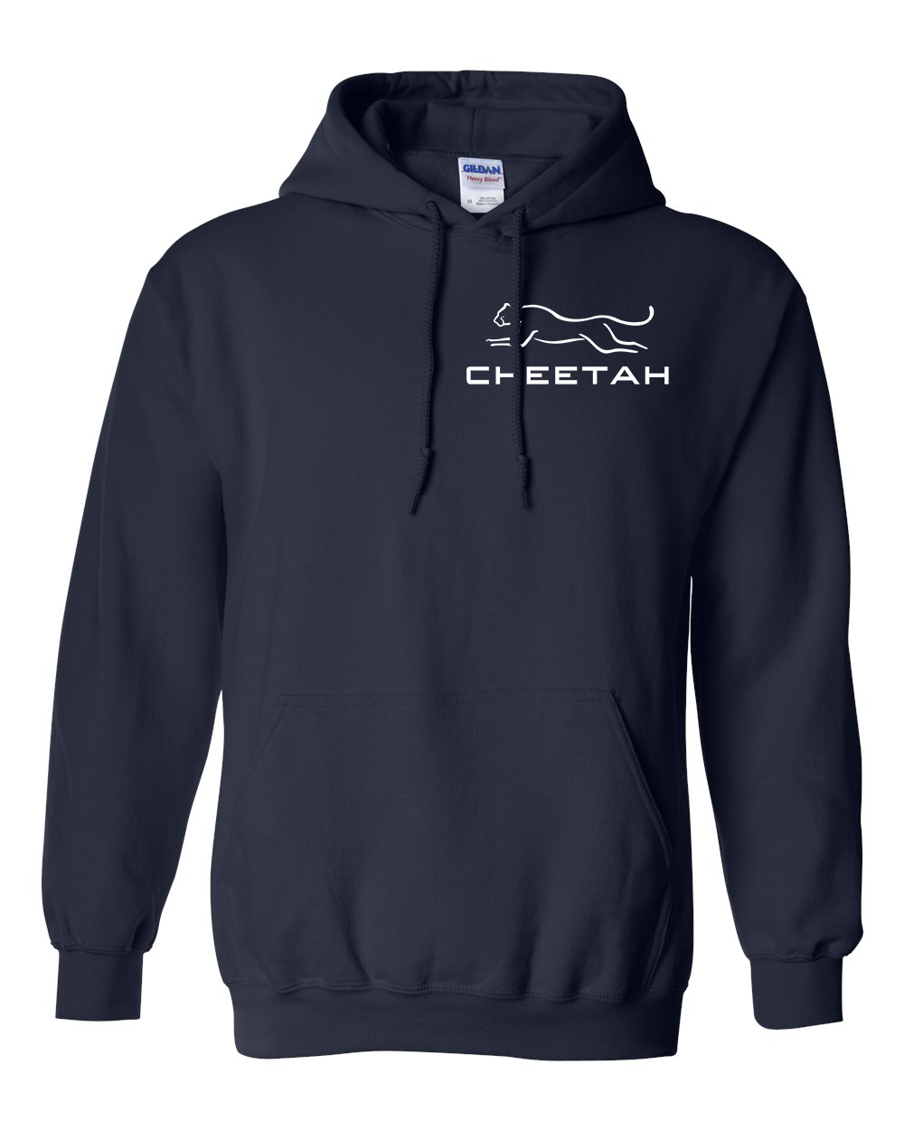 Navy Cheetah 100% Quality Cotton Hoodie