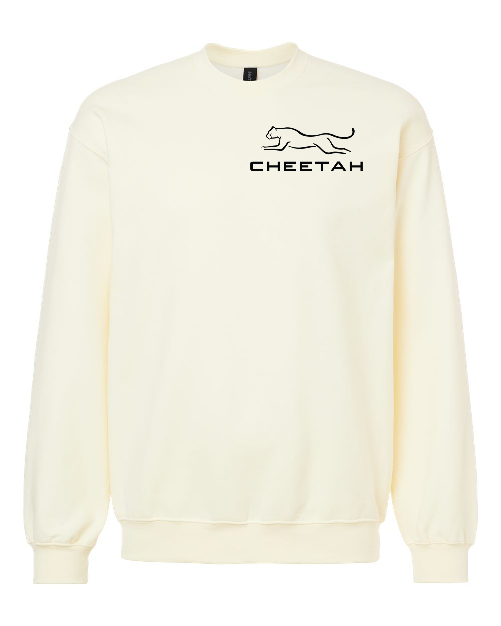 Off White Cheetah 100% Quality Cotton Crewneck Sweatshirt