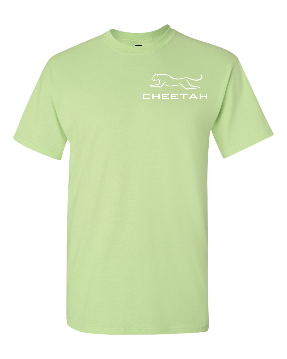 Pistachio Cheetah 100% Quality Cotton Short Sleeve