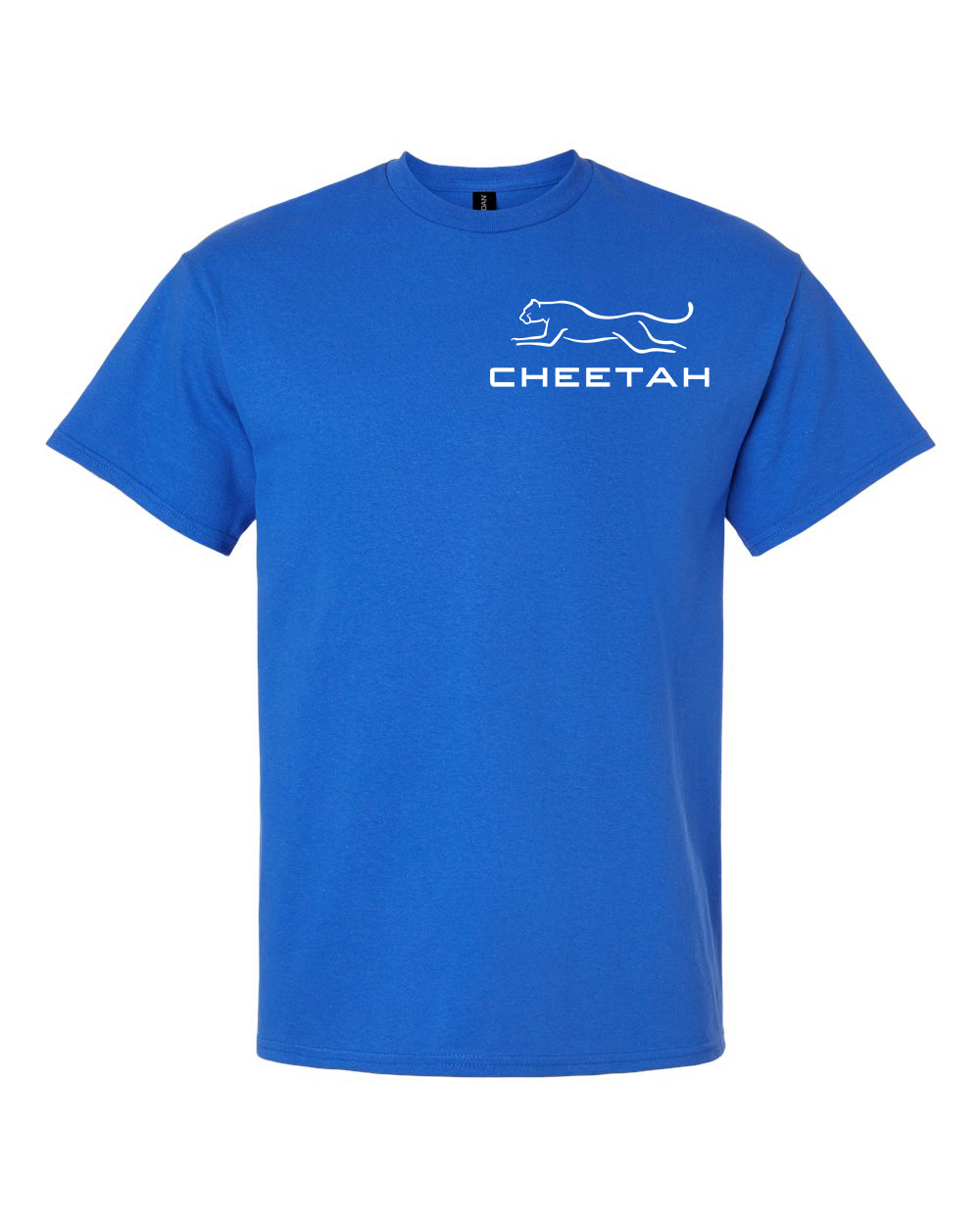Royal Cheetah 100% Quality Cotton Short Sleeve (Left Chest)