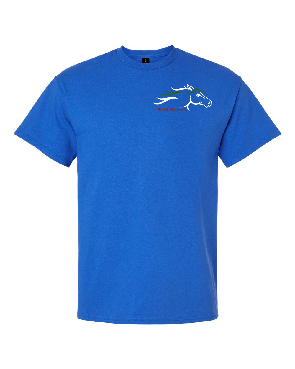 Royal Wild Horses 100% Quality Cotton Short Sleeve
