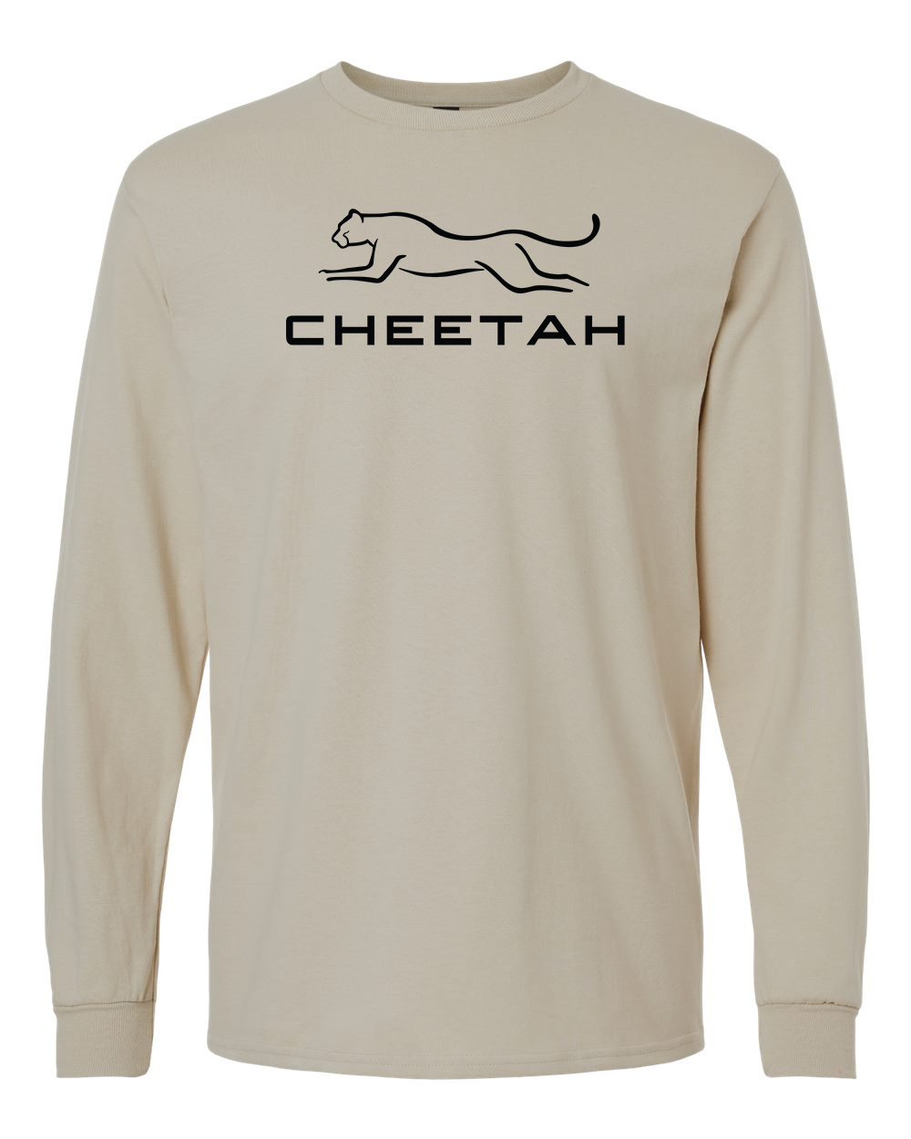 Sand Cheetah 100% Quality Cotton Long Sleeve (Full Chest)