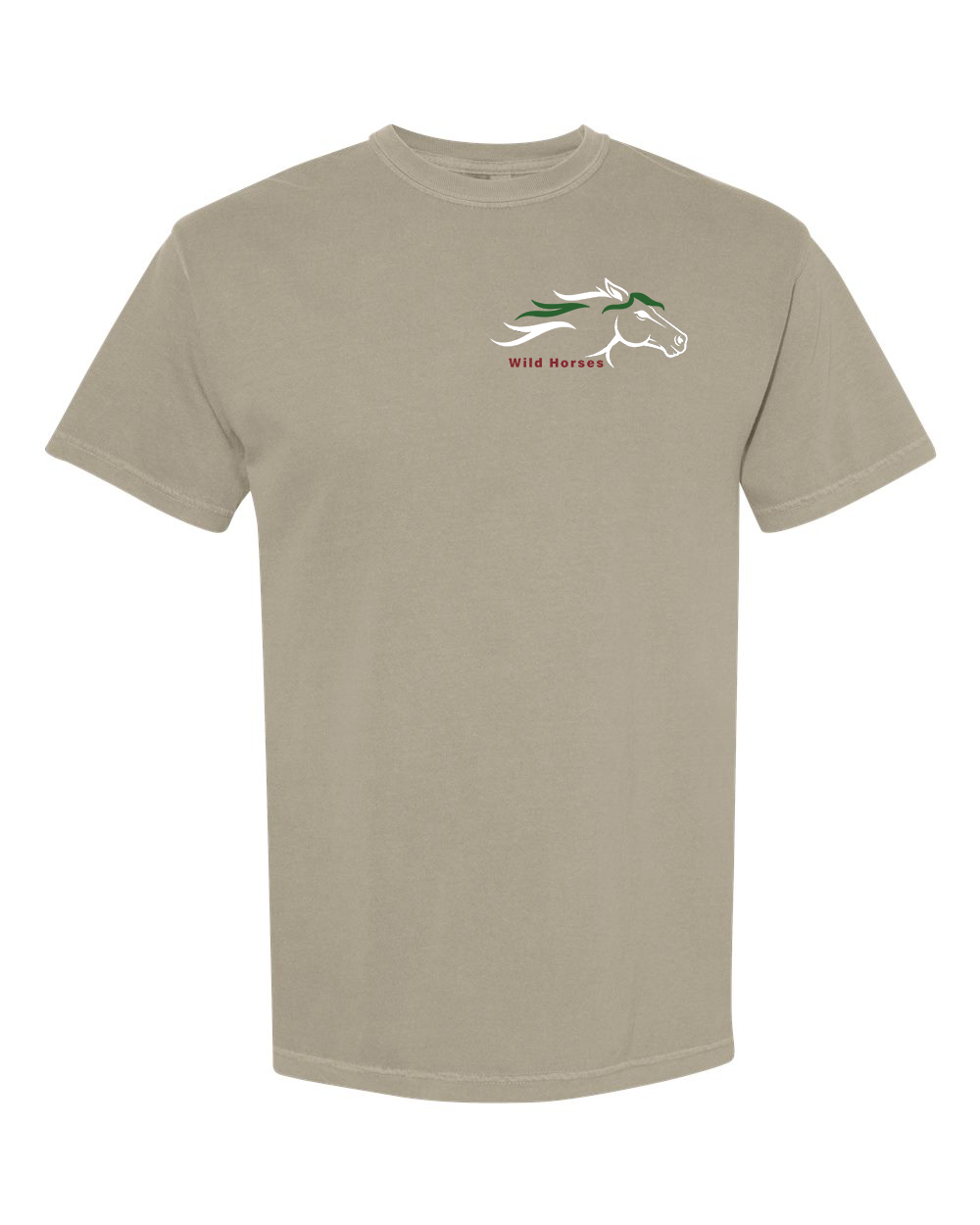 Sandstone Wild Horses 100% Quality Cotton Short Sleeve