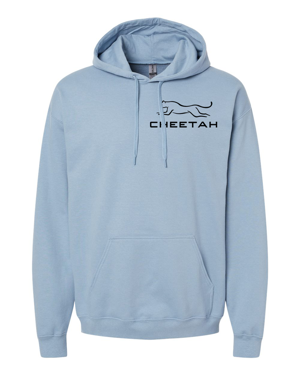 Stone Blue Cheetah 100% Quality Cotton Hoodie